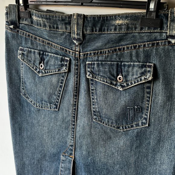 Vintage Rogan Gregory Denim Pencil Skirt - Picture 10 of 12